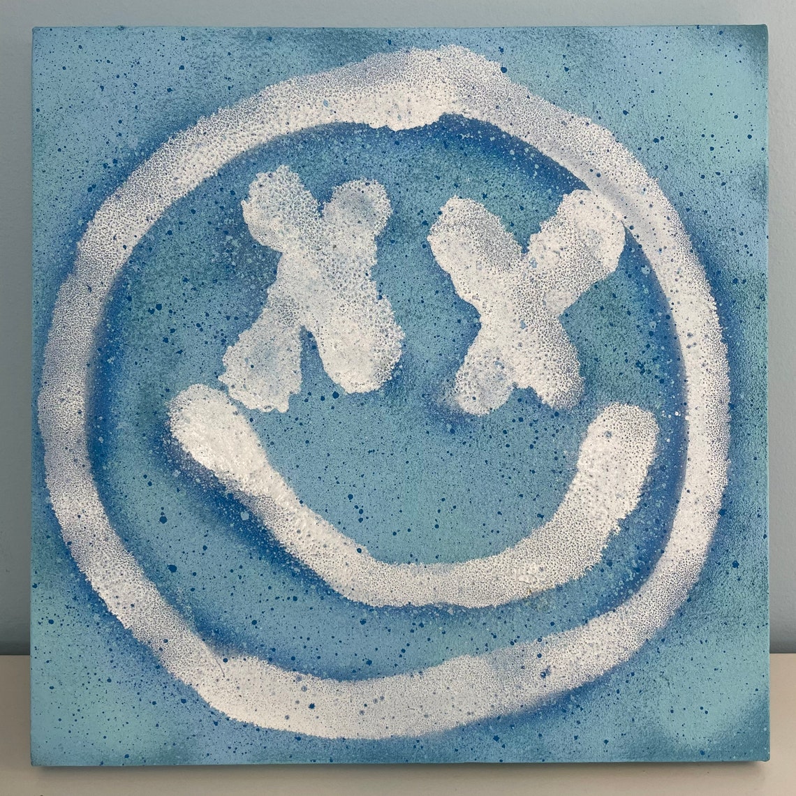 Spray Paint Smiley Face Custom Made per Order Etsy