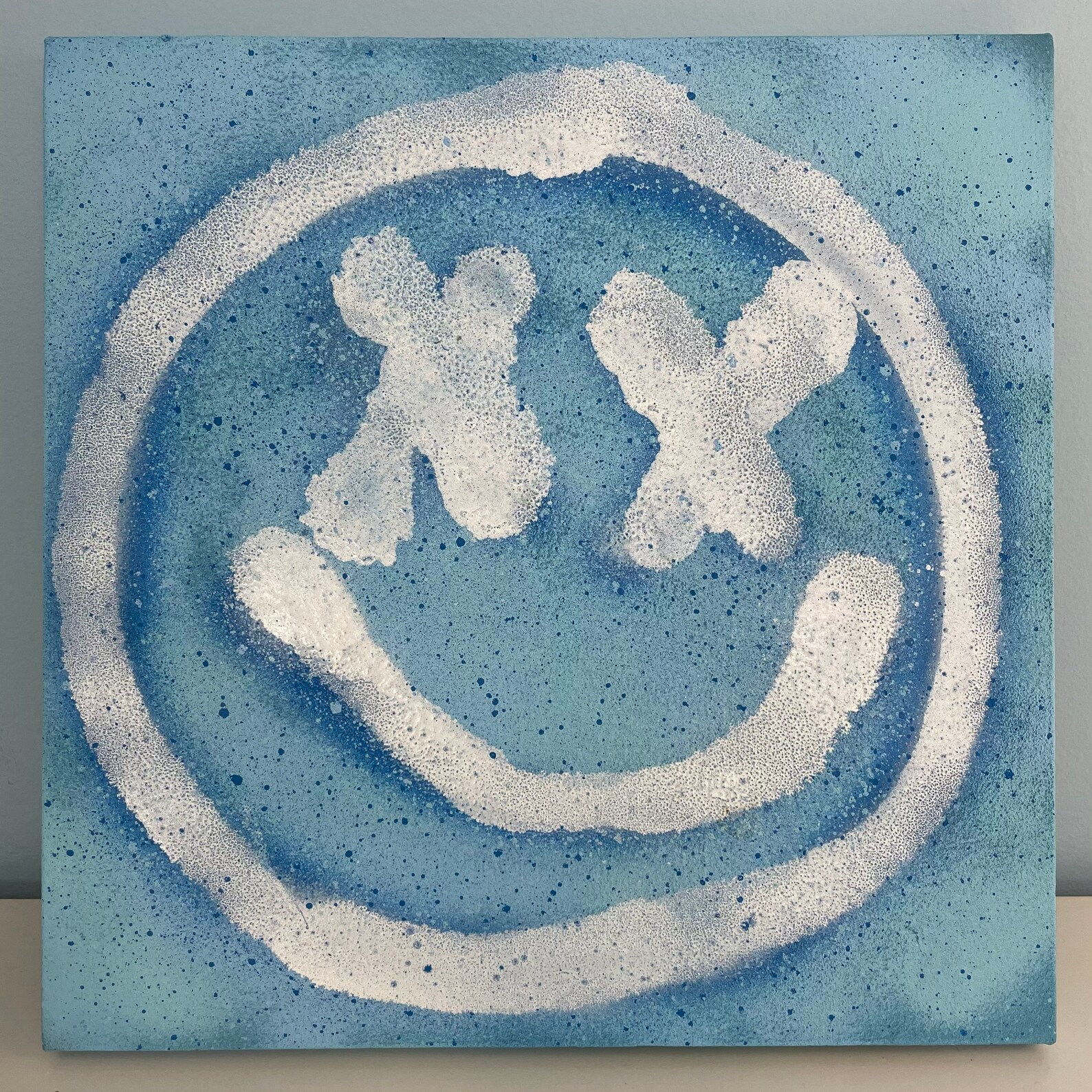 Spray Paint Smiley Face Custom Made per Order Etsy