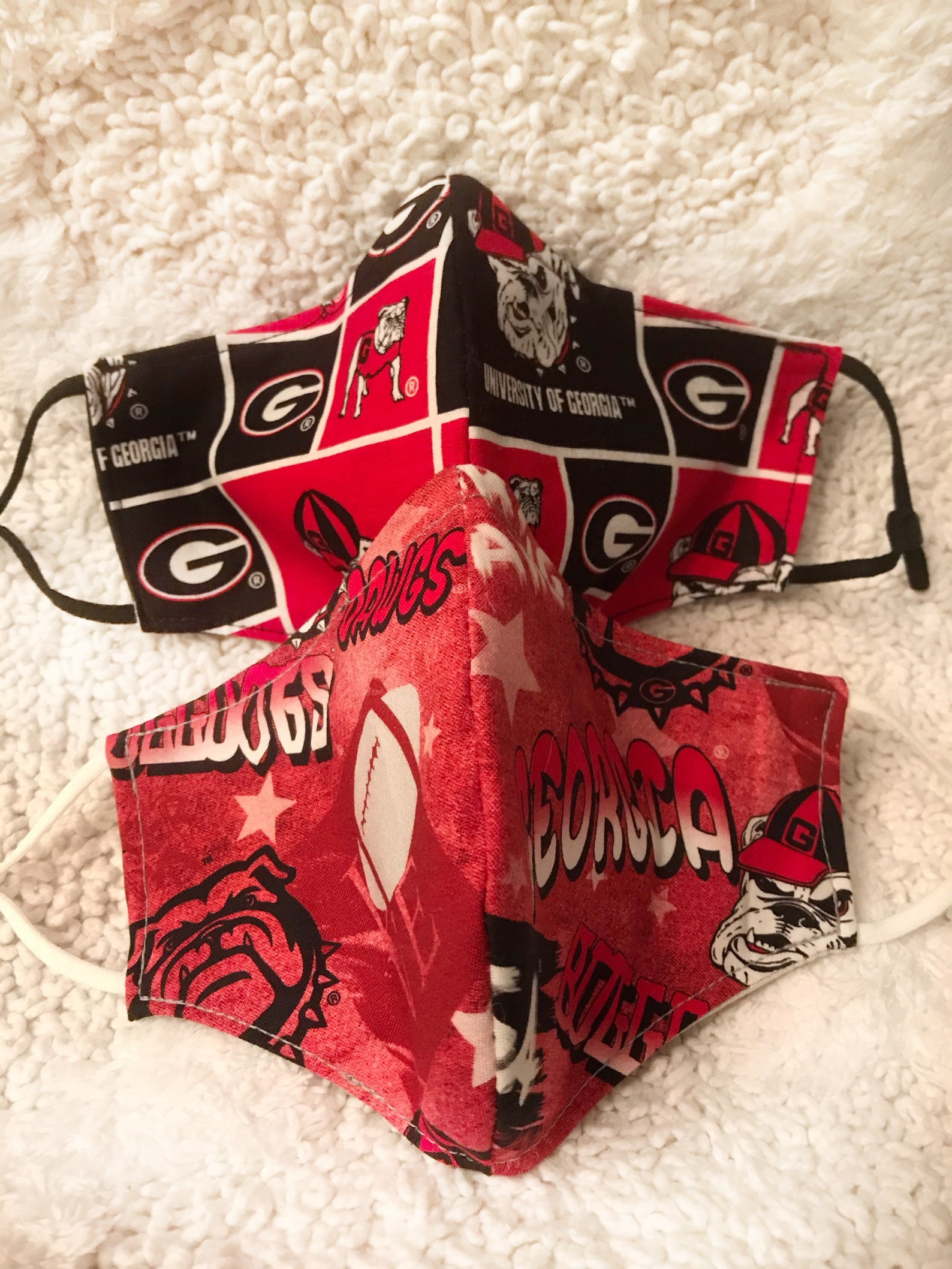 University of Face Mask UGA Face Mask Go Dawgs Face Etsy