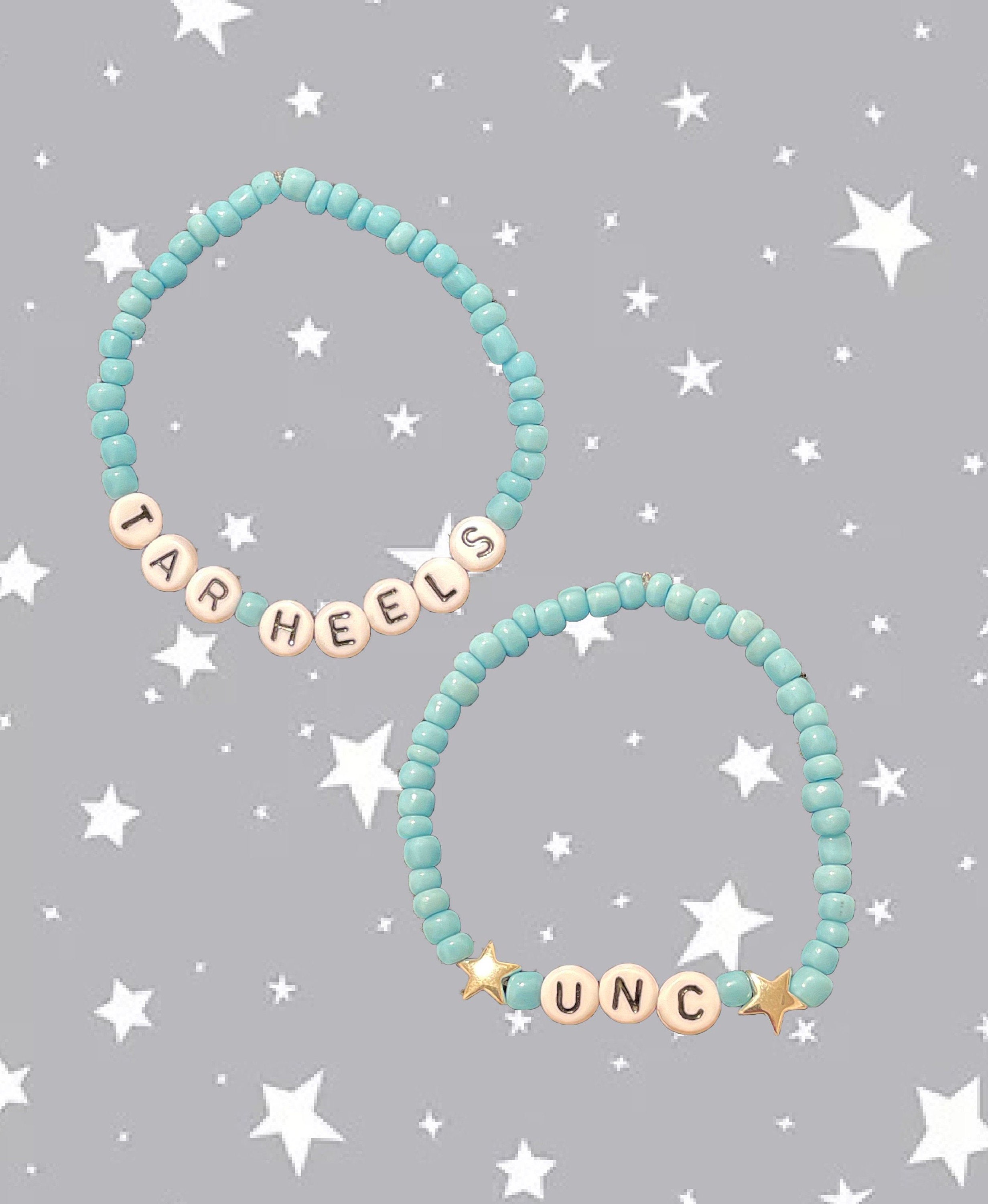 University of North Carolina Beaded Spirit Bracelets