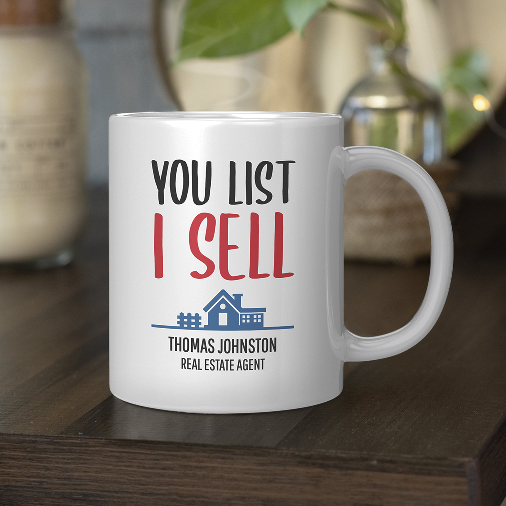 Custom Real Estate Agent Mug Gift Realtor Coffee Mug Best Etsy