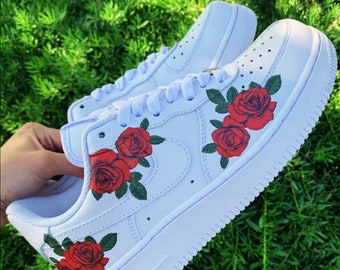 red rose air force ones