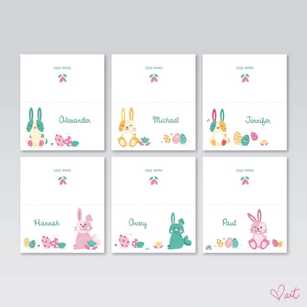 Spring Place Cards - Etsy
