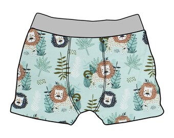 Kinder Boxershorts Unterhose Papa Löwe