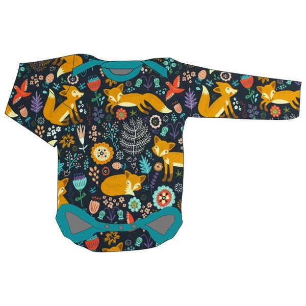 Babybody Langarmbody Kurzarmbody Fuchs