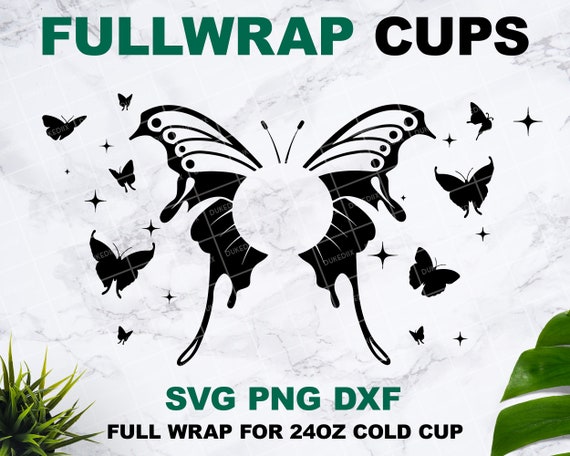 Download Butterfly Starbucks cup SVG Starbucks svg Starbucks wrap ...