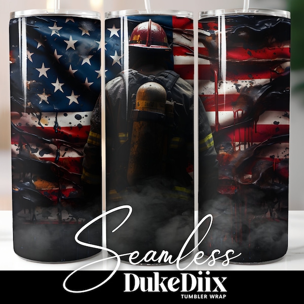 Fire fighter life Tumbler Wrap 20oz Skinny Tumbler Sublimation Designs Straight/Tapered Tumbler PNG File Digital Download