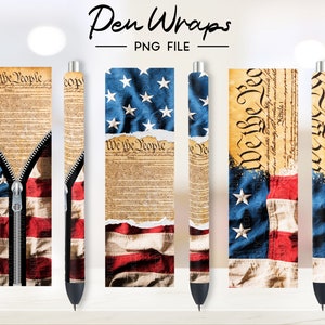 American We The People ペンラップ、ペン昇華、ペンラップウォータースライド、エポキシペンラップ、インクジョイラップ PNG ファイルデジタルダウンロード