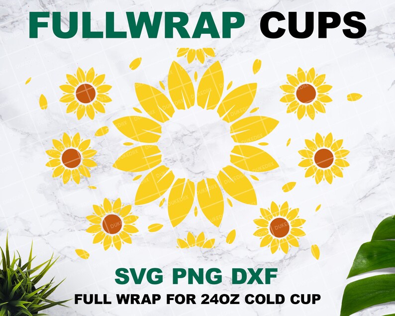 Download Sunflower Starbucks cup SVG Starbucks svg Starbucks wrap ...