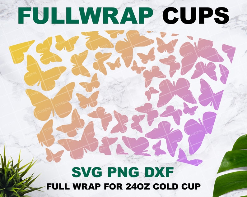 Butterfly Starbucks cup SVG Starbucks svg Starbucks wrap ...