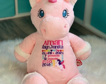 Unicorn birth stat stuffy