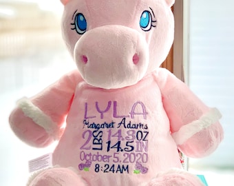 Unicorn birth stat stuffy