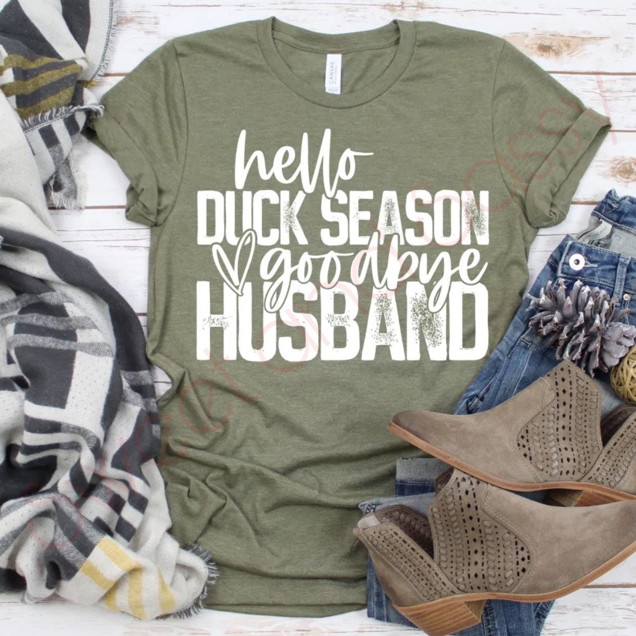 Hello Duck Season Goodbye Husband Shirt - Etsy