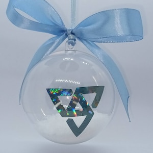 17 Christmas Bauble, Kpop Ornament, Christmas Gift, Holo Hanging Decoration