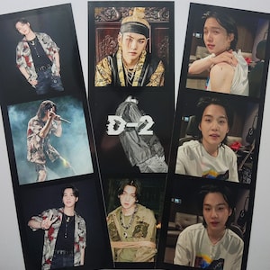 BTS Yoongi, AGUSTD onofficiële handgemaakte fotostrip, RM, Jin, Suga, J-hope, Jimin, V, Jungkook, Army, Bias, Kpop-vriendaccessoire