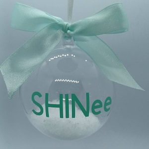SHINee-kerstbal, Kpop-ornament, boomversiering, cadeau, onew, sleutel, minho, taemin, jonghyun