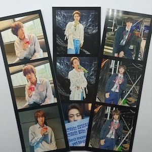 BTS Seokjin onofficiële handgemaakte fotostrip, RM, Jin, Suga, J-hope, Jimin, V, Jungkook, Army, Bias, Kpop-vriendjeaccessoire