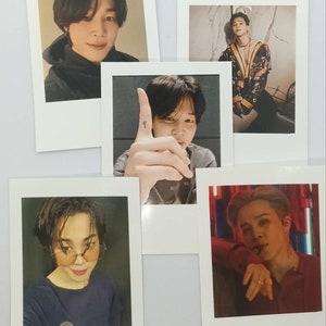 7 Member Boy Group Unofficial Handmade Polaroid,Bias, Kpop Boyfriend Accessory