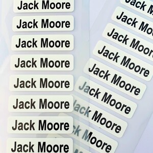 Funky Just Stick Name Labels. Stick on Clothing Labels and ...