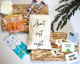 About Last Night - Wedding Party Guest Revival/Survival Kits | Wedding, Party Favor, Hangover Kit