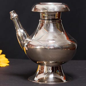 Brass Karuwa | Water Storage & Drink Serving Pot Vessel | Karuwas for Pooja, Ritual and Household Uses | Puja Gift Home Decor Item
