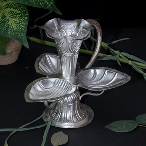 Silver Plated Diya Tika Dani for Puja Aarati | Copper Pooja Diya Lamp Tikadaani