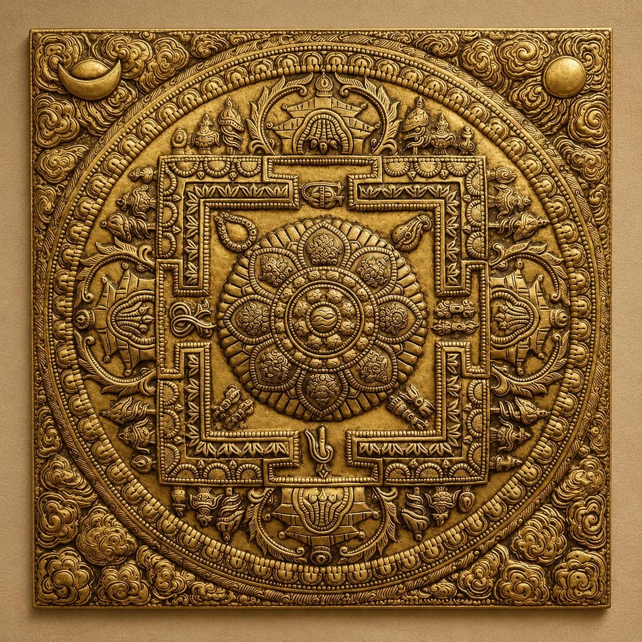 Nepal Mandala Art - Etsy