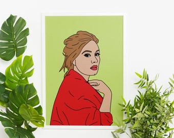 Adele Art Print - Digital Download