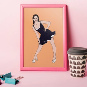Dua Lipa SNL Art Print - Digital Download