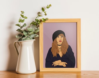 Stevie Nicks Art Print - Digital Download