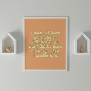 Meant To Be Art Print - Digital Download