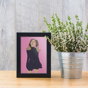 Ariana Grande Ponytails Art Print - Digital Download