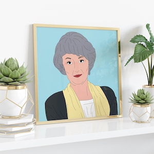 Golden Girls Dorothy Art Print - Digital Download