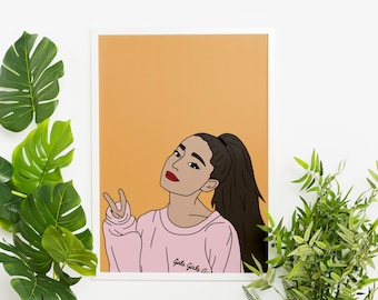 Ariana Grande Art Print - Digital Download