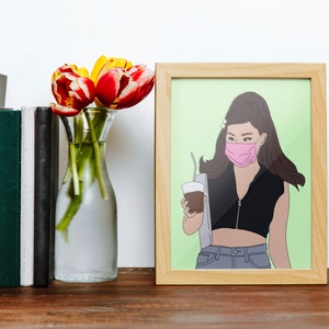Ariana Grande Mask Print - Digital Download