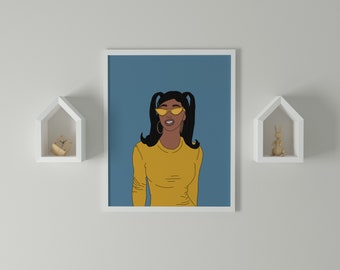 Cardi B Instant Digital Download Cardi B Poster Cardi B Art Abstract ...