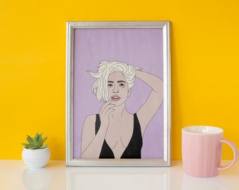 Lady Gaga Art Print - Digital Download