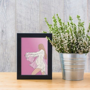 Gigi Hadid Pregnant Art Print - Digital Download