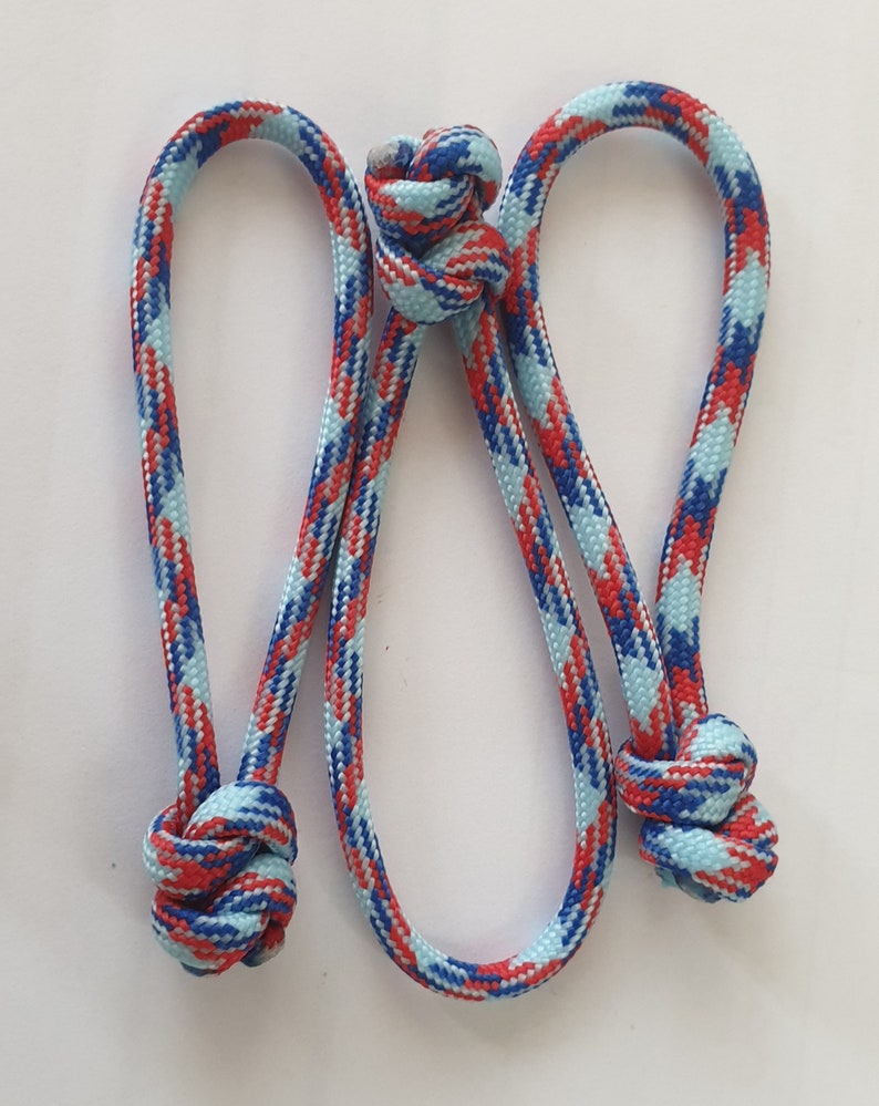 Paracord Snake Knot Zipper Pulls set of 3 Etsy