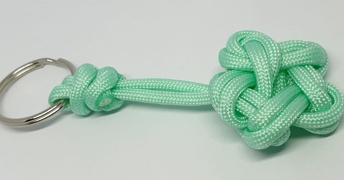 Paracord Star Knot Key Fobs Etsy
