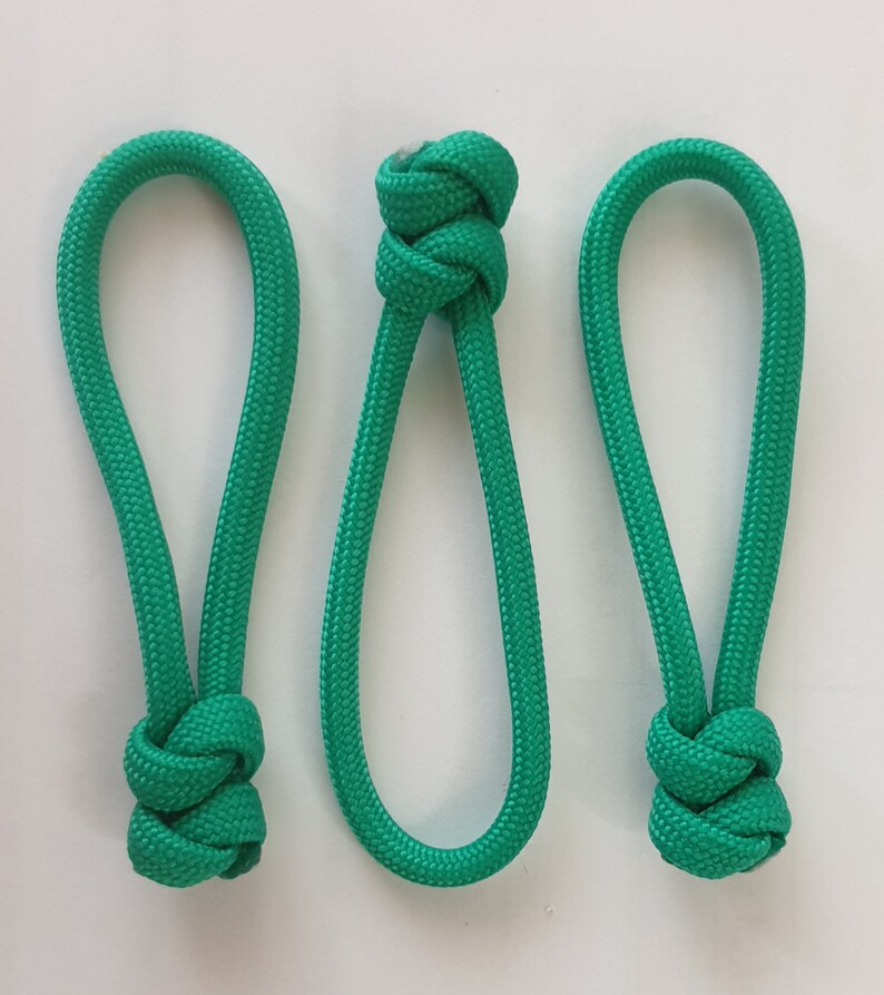 Paracord Snake Knot Zipper Pulls set of 3 Etsy