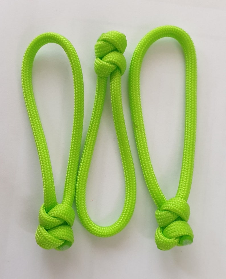 Paracord Snake Knot Zipper Pulls set of 3 Etsy
