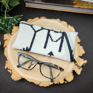 Glasses pouch made of Pendleton wool with zipper | Eyeglasses case | Sunglasses Case | Glasses pouch | Protective pouch | zipper pouch