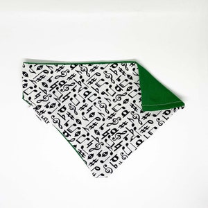 Music Notes | Over the Collar Dog Bandana