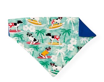 Surfer Hundehalstuch | Über das Halsband