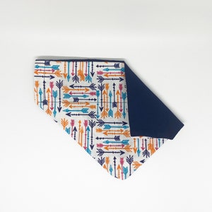 Arrows Multicolored | Over the Collar Dog Bandana | Personalization | Reversible