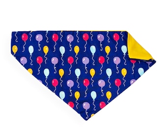 Ballon-Hundehalstuch | Über das Halsband