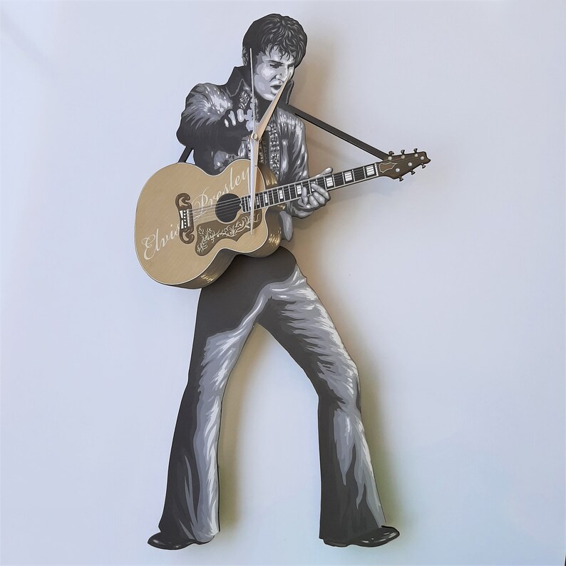 Elvis Presley Swinging Legs Elvis Presley Wall Clock Elvis Etsy