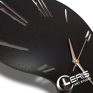 Salvador Dali Melting Clock - Surreal Wall Clock for Home Decor, Unique Pendulum Design, Decorative Clock for Living Room Bedroom Office. image 9