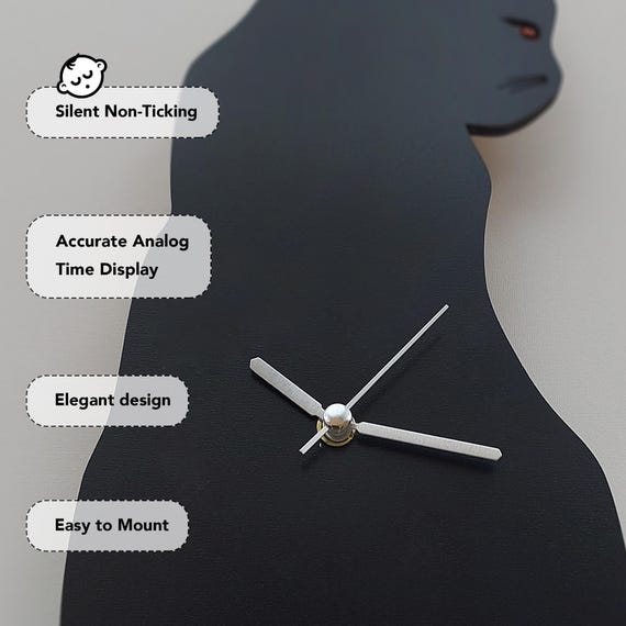 Reloj de pared gato mueve cola sale